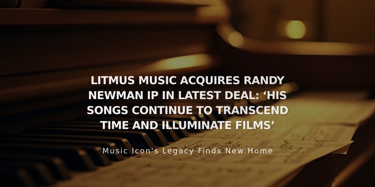 Randy Newman Sells 80% of Music Rights to Litmus Music, Including Iconic Toy Story Songs