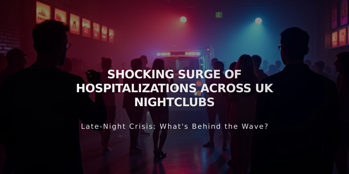 Alarming Rise in UK Nightclub Incidents Sparks Health and Safety Concerns