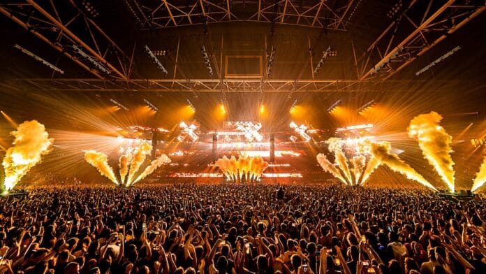 Crowd at Amsterdam Dance Event concert