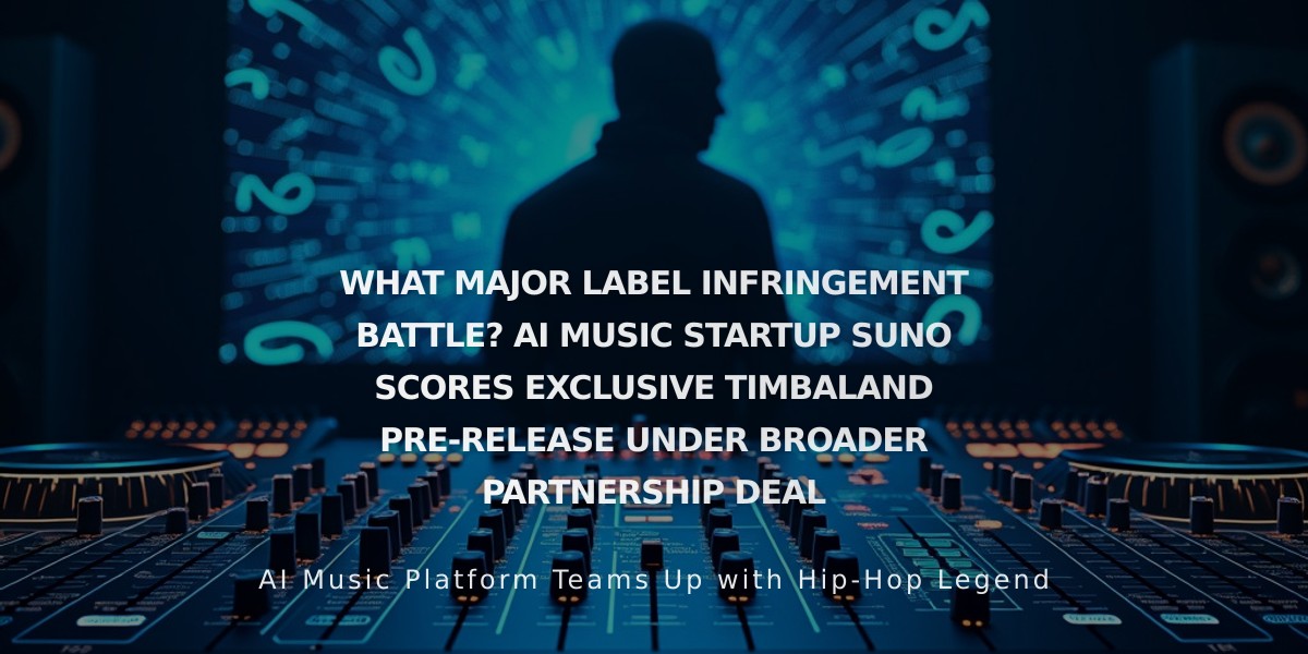 Timbaland Partners with Suno for AI Music Collaboration Despite Industry Legal Battles