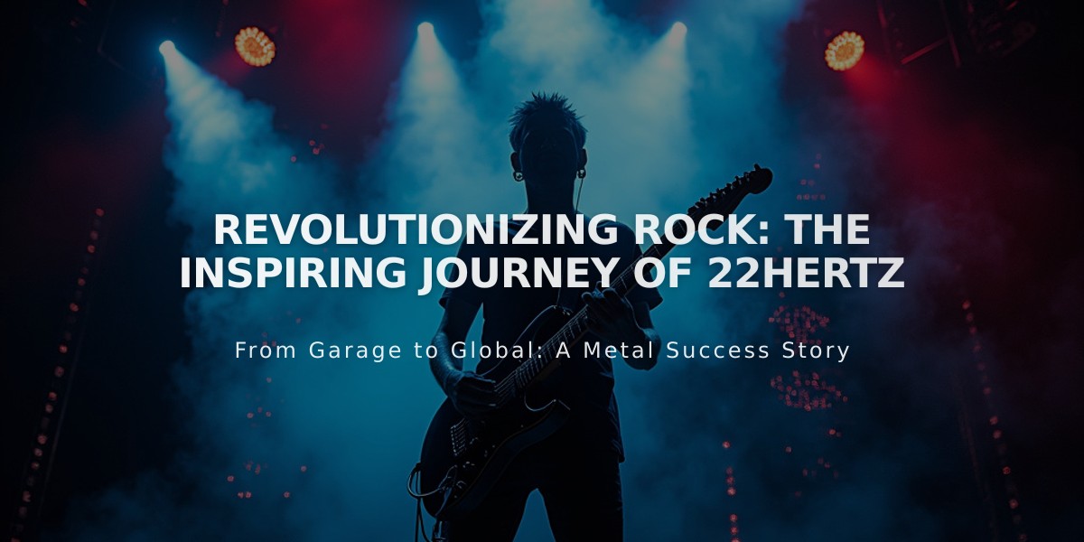 22HERTZ: Redefining Industrial Rock with Innovation and Global Impact