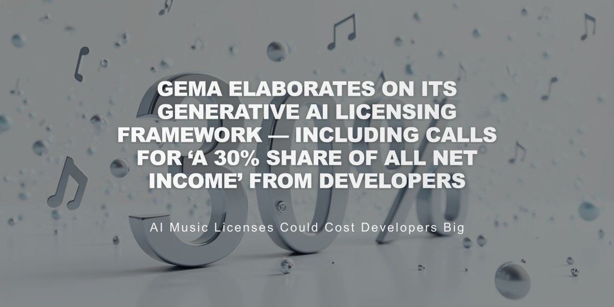 GEMA Demands 30% Revenue Share from AI Music Platforms in New Licensing Framework