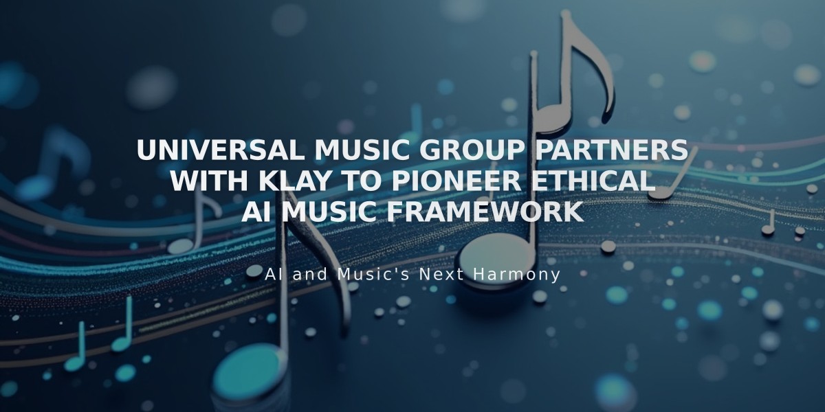 Universal Music Group Partners with KLAY to Pioneer Ethical AI Music Framework