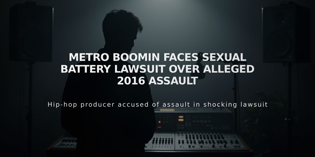 Metro Boomin Faces Sexual Battery Lawsuit Over Alleged 2016 Assault