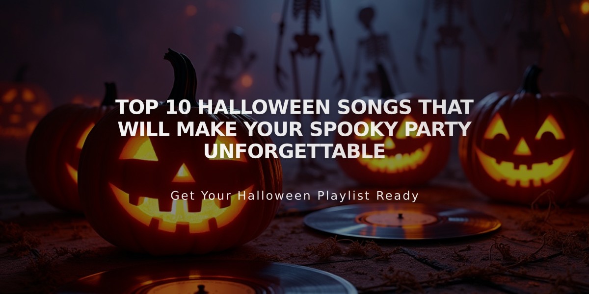 Top 10 Halloween Songs That Will Make Your Spooky Party Unforgettable