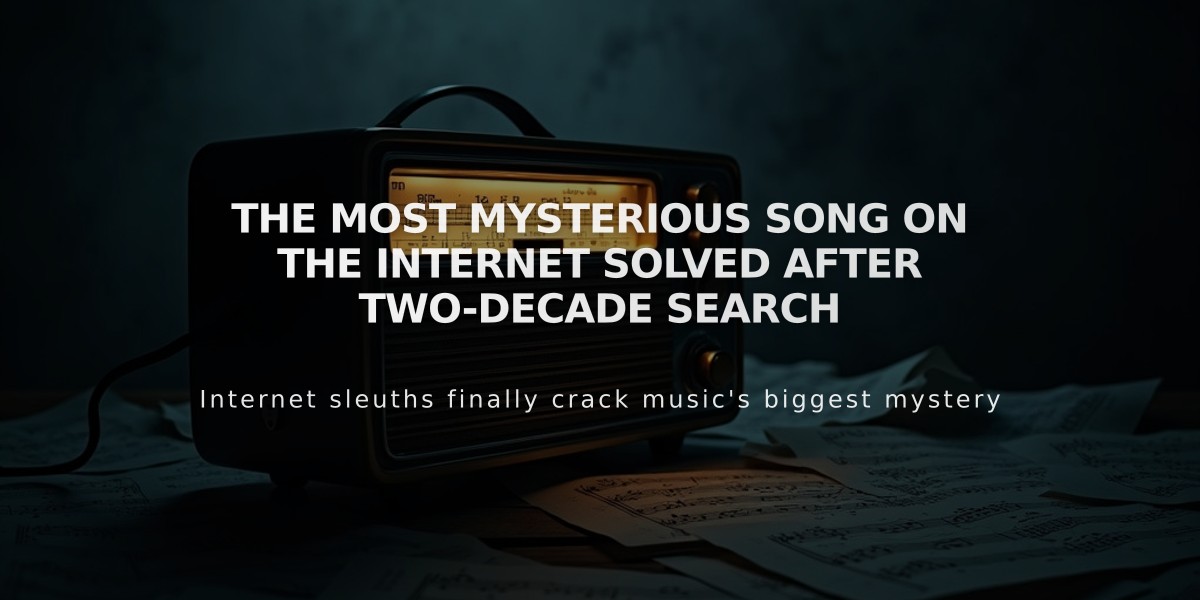 The Most Mysterious Song on the Internet Solved After Two-Decade Search