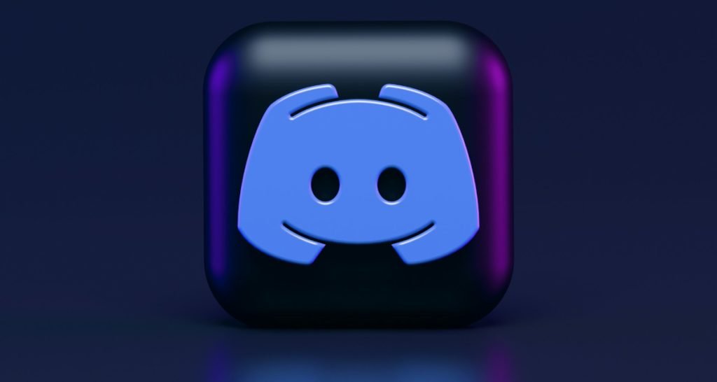 Discord logo with smiling face