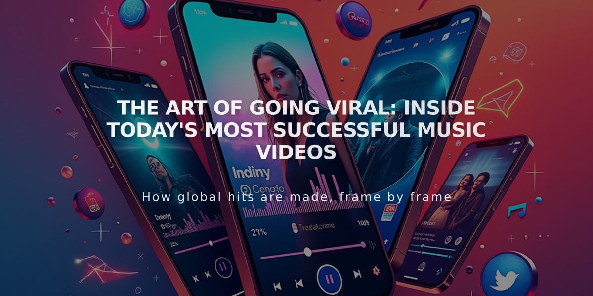 The Art of Going Viral: Inside Today's Most Successful Music Videos