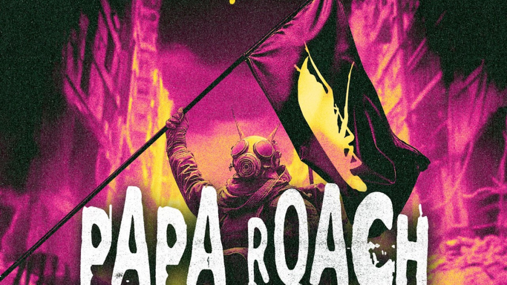 Papa Roach tour announcement banner