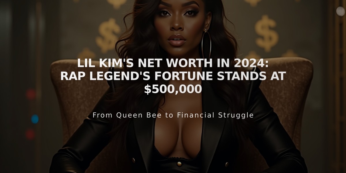 Lil Kim's Net Worth in 2024: Rap Legend's Fortune Stands at $500,000