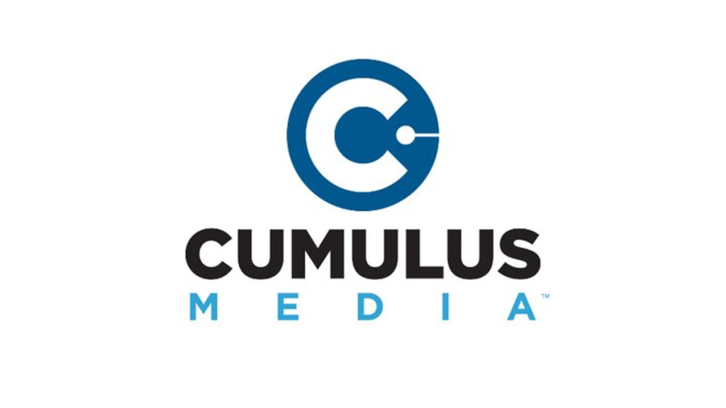 Cumulus Media logo on dark background