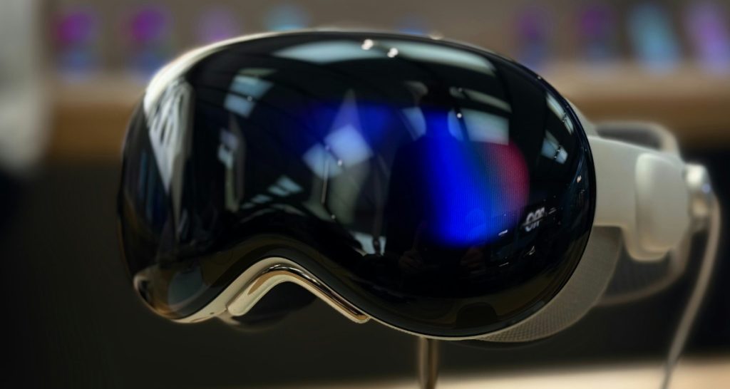 Apple Vision Pro headset display