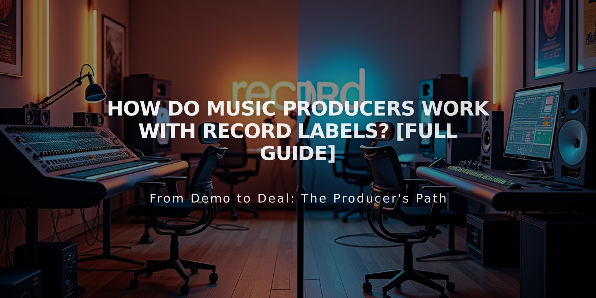 How Do Music Producers Work With Record Labels? [Full Guide]