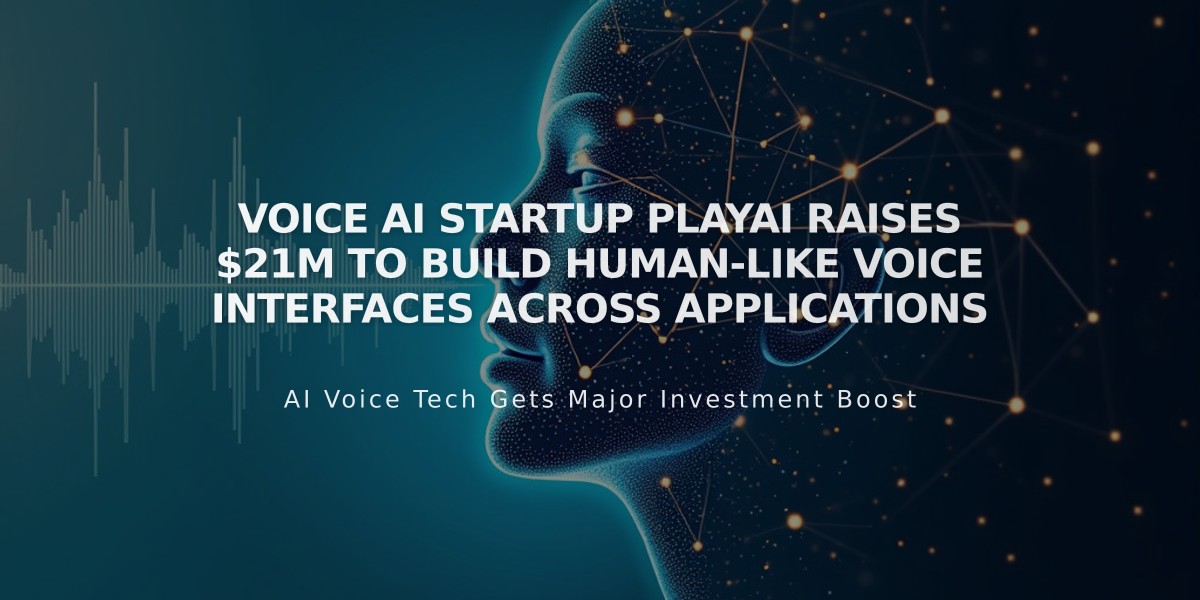 Voice AI Startup PlayAI Raises $21M to Build Human-Like Voice Interfaces Across Applications