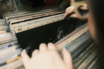 Colemine Records vinyl display