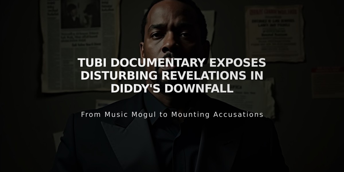 Tubi Documentary Exposes Disturbing Revelations in Diddy's Downfall