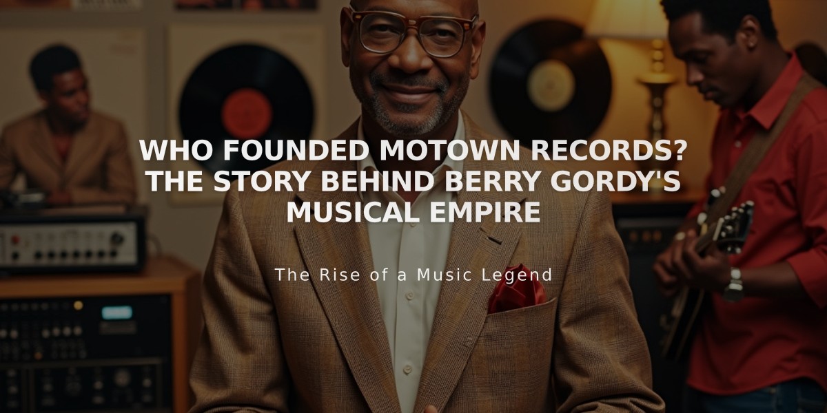 Who Founded Motown Records? The Story Behind Berry Gordy's Musical Empire