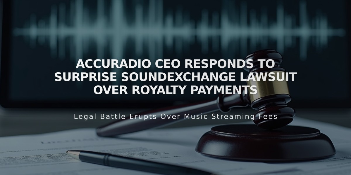 AccuRadio CEO Responds to Surprise SoundExchange Lawsuit Over Royalty Payments