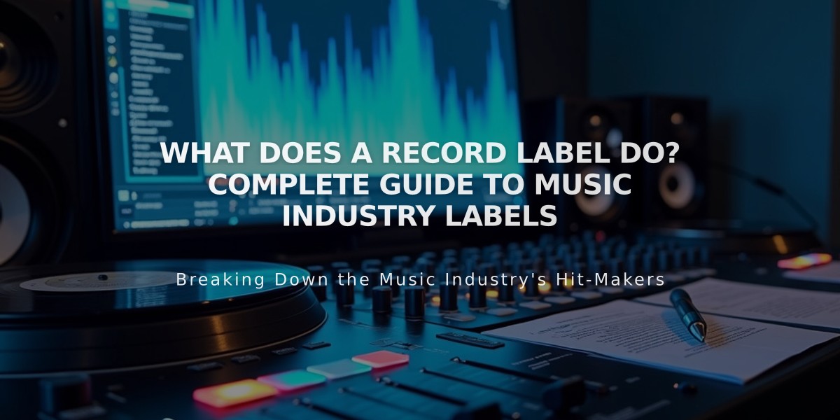 What Does a Record Label Do? Complete Guide to Music Industry Labels