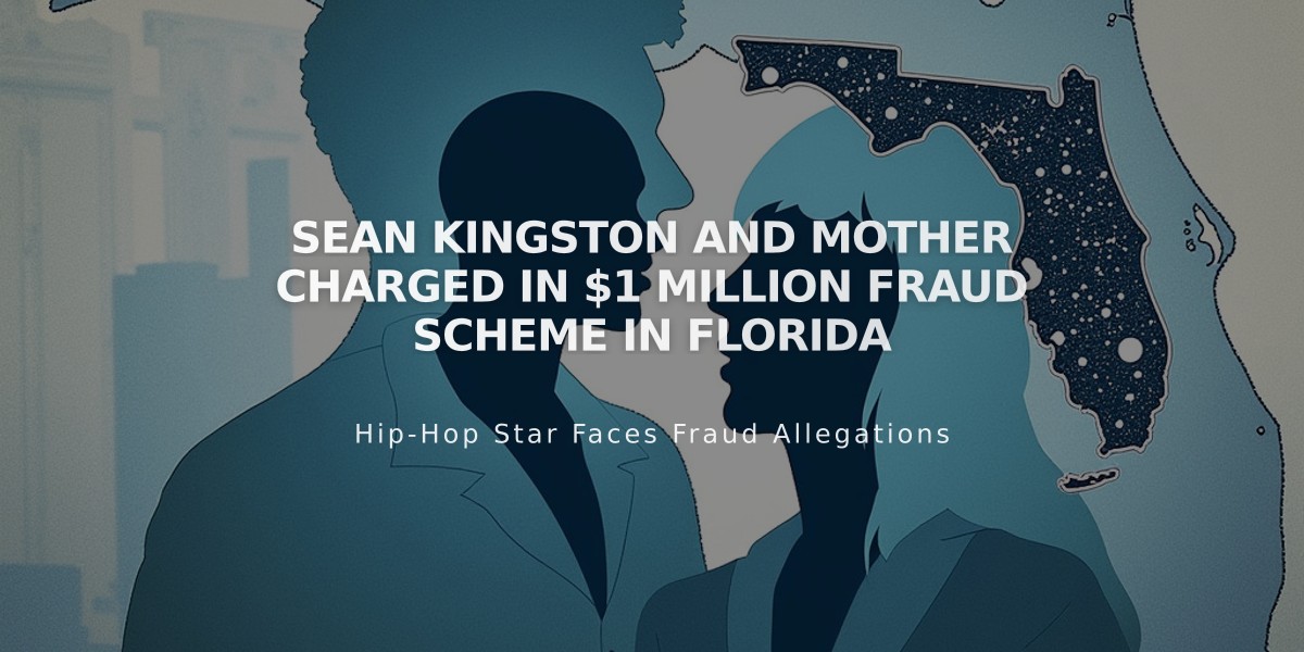 Sean Kingston and Mother Charged in $1 Million Fraud Scheme in Florida