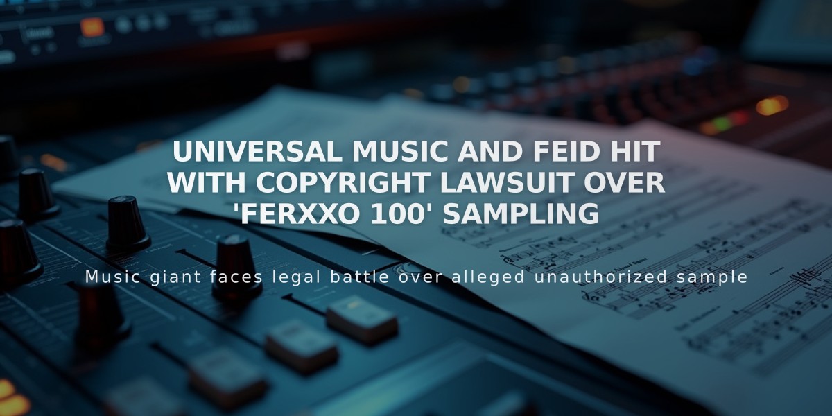 Universal Music and Feid Hit With Copyright Lawsuit Over 'Ferxxo 100' Sampling