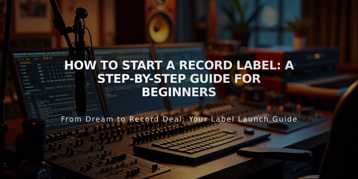 How to Start a Record Label: A Step-by-Step Guide for Beginners