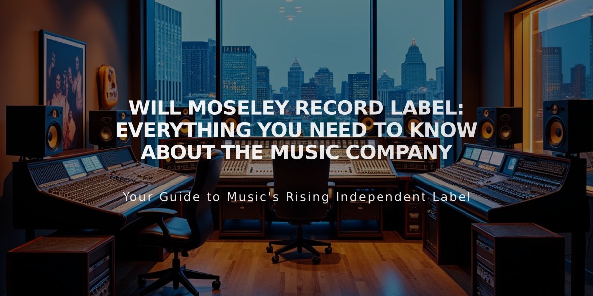 Will Moseley Record Label: Everything You Need to Know About the Music Company