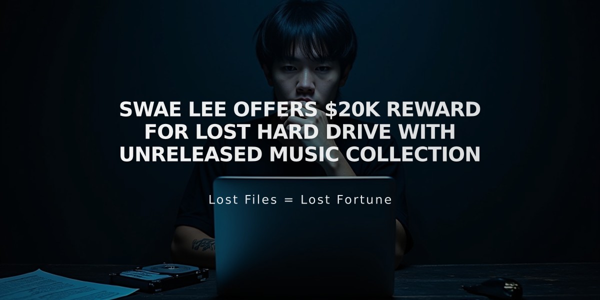 Swae Lee Offers $20K Reward for Lost Hard Drive with Unreleased Music Collection