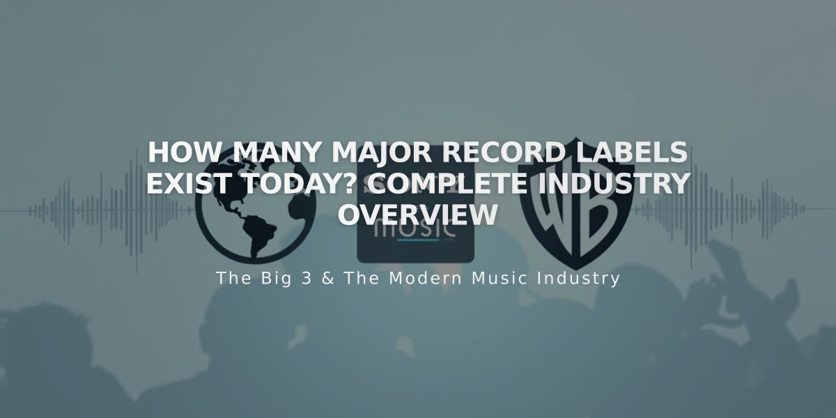 How Many Major Record Labels Exist Today? Complete Industry Overview