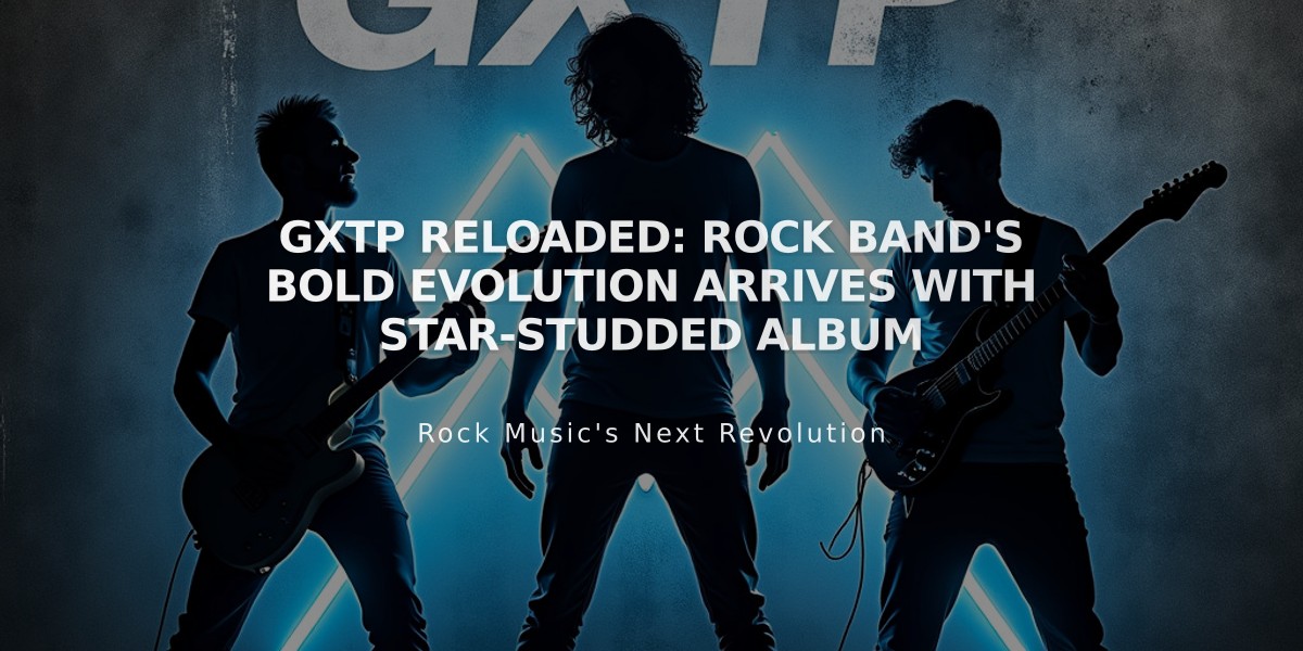 GXTP Reloaded: Rock Band's Bold Evolution Arrives With Star-Studded Album