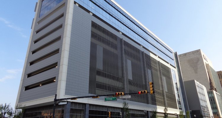 Altice office building exterior daytime