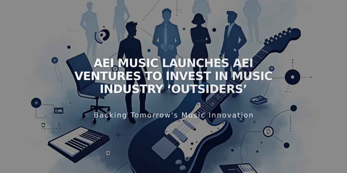 AEI Music Launches AEI Ventures to Invest in Music Industry ‘Outsiders’