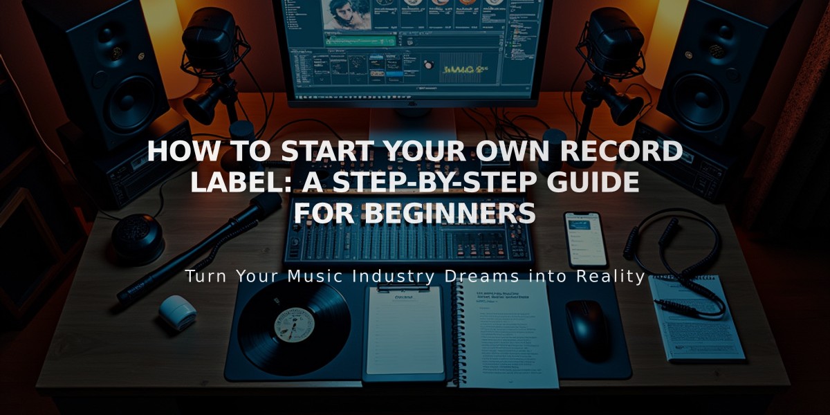 How to Start Your Own Record Label: A Step-by-Step Guide for Beginners