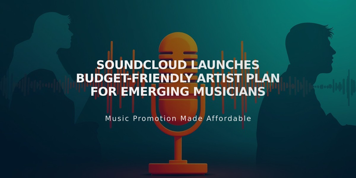 SoundCloud Launches Budget-Friendly Artist Plan for Emerging Musicians