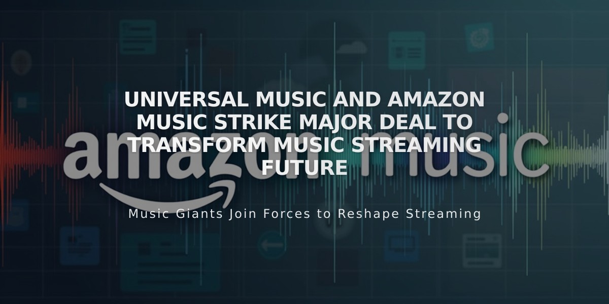 Universal Music and Amazon Music Strike Major Deal to Transform Music Streaming Future