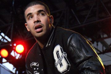 Drake performing on stage