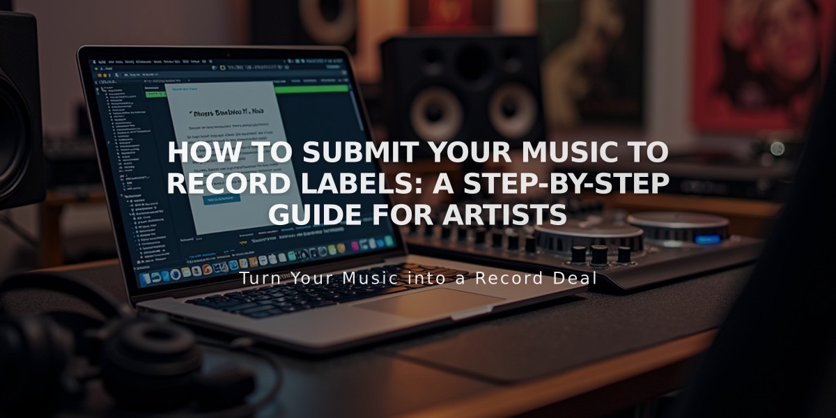 How to Submit Your Music to Record Labels: A Step-by-Step Guide for Artists