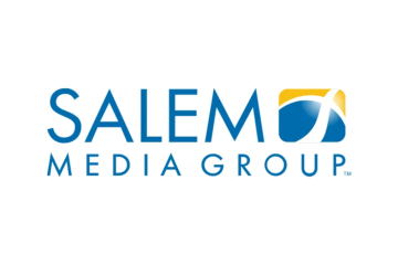 Salem Media logo on dark background