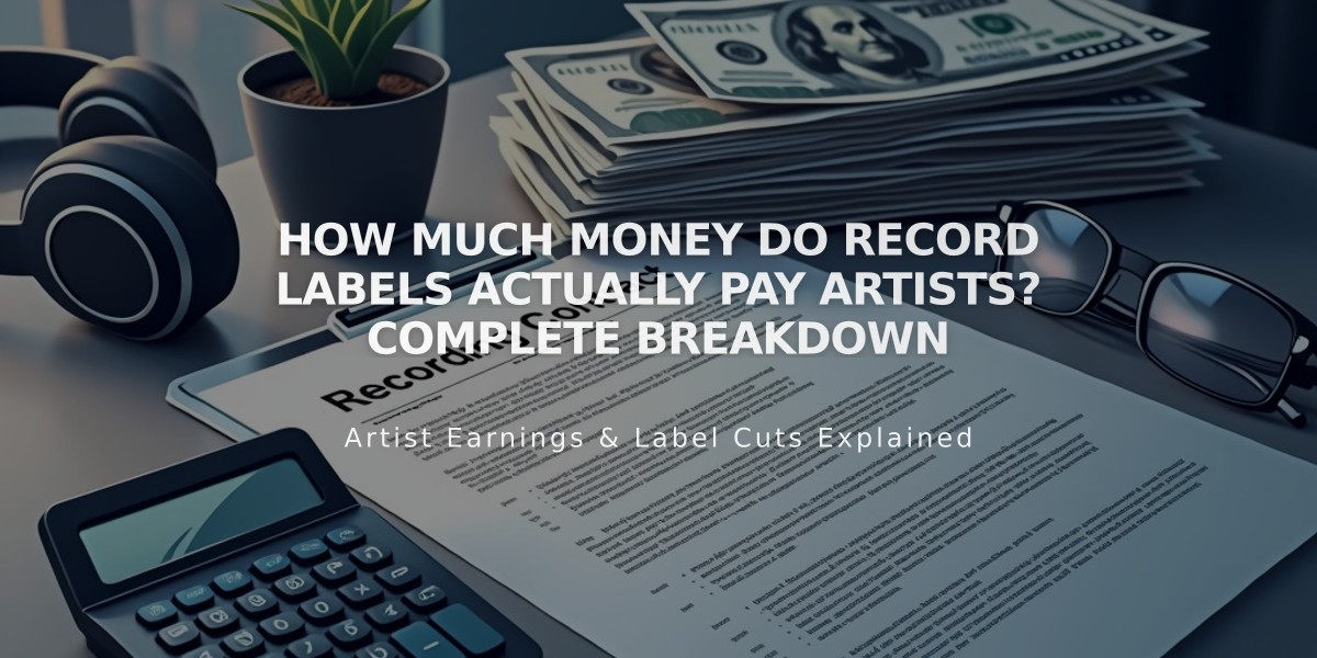 How Much Money Do Record Labels Actually Pay Artists? Complete Breakdown