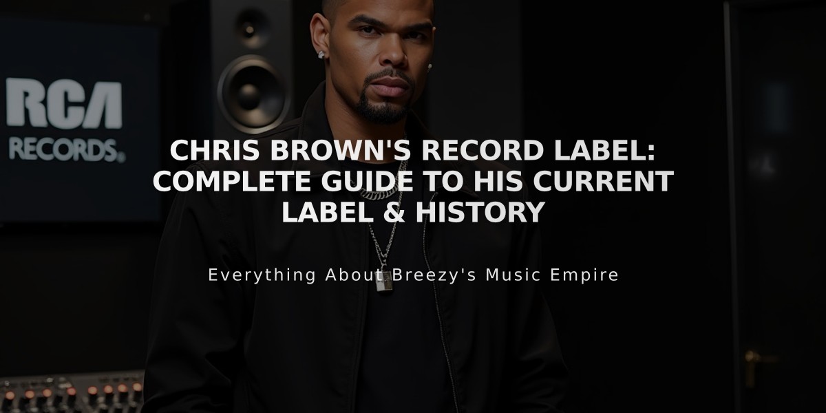 Chris Brown's Record Label: Complete Guide to His Current Label & History