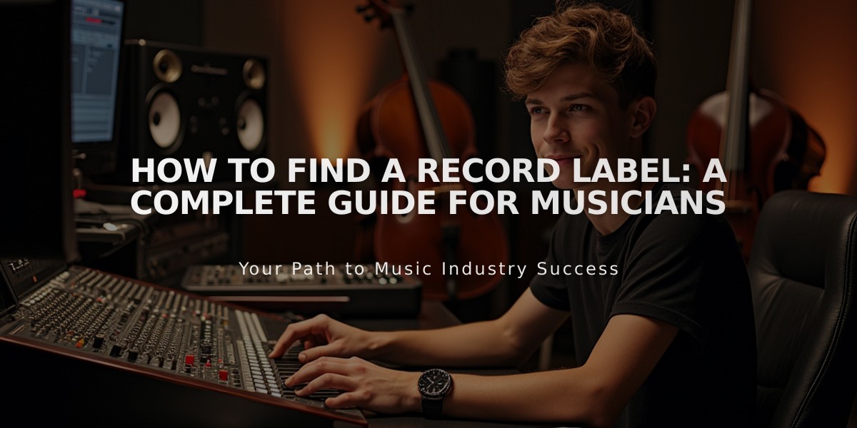 How to Find a Record Label: A Complete Guide for Musicians