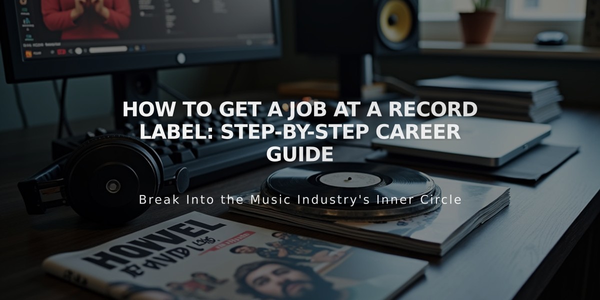 How to Get a Job at a Record Label: Step-by-Step Career Guide