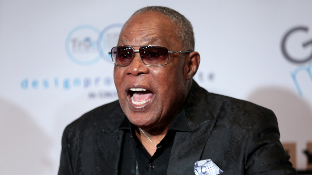 Sam Moore speaking to camera