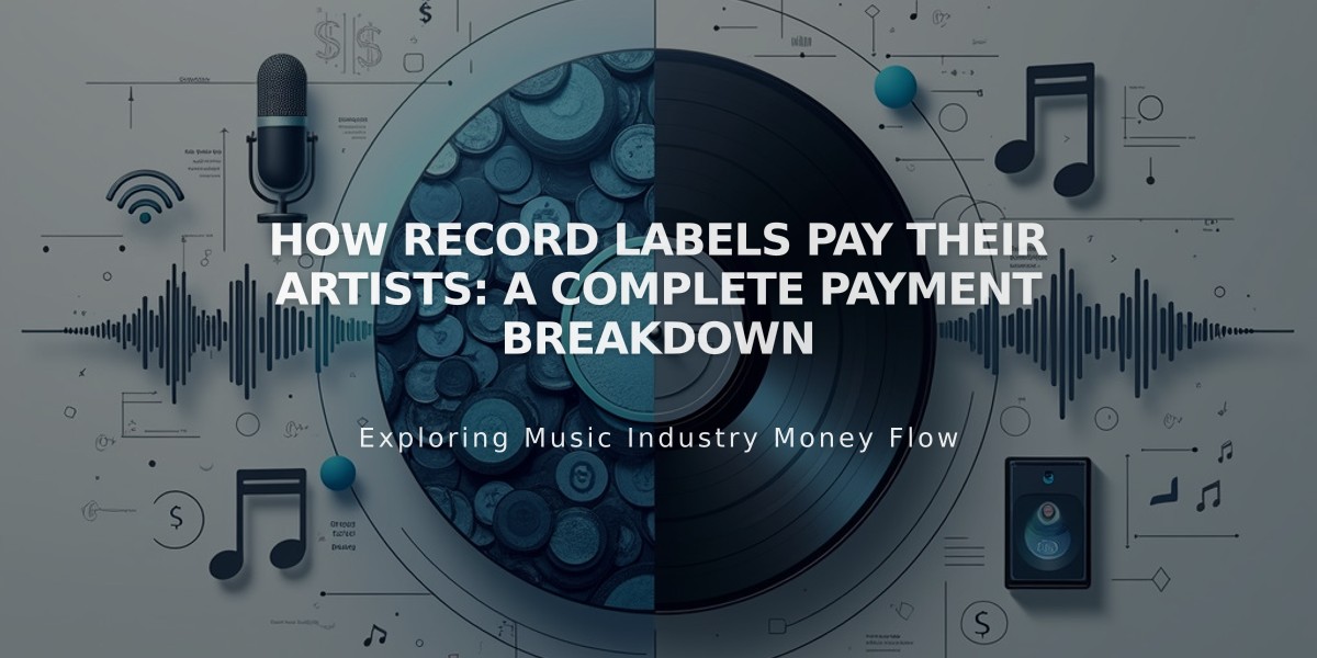 How Record Labels Pay Their Artists: A Complete Payment Breakdown