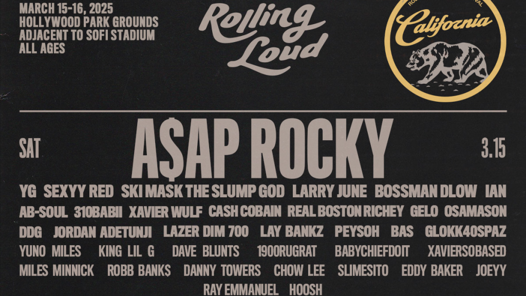 Rolling Loud California 2025 festival lineup