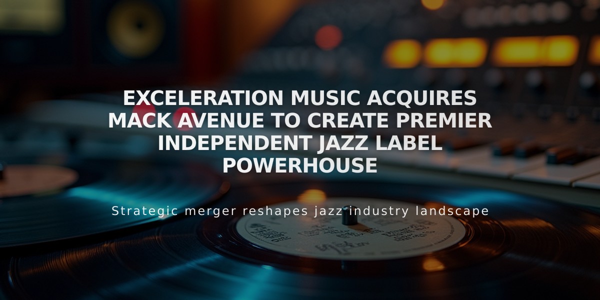 Exceleration Music Acquires Mack Avenue to Create Premier Independent Jazz Label Powerhouse