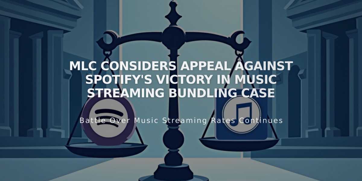 MLC Considers Appeal Against Spotify's Victory in Music Streaming Bundling Case