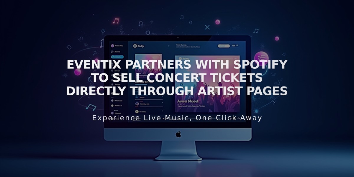 Eventix Partners with Spotify to Sell Concert Tickets Directly Through Artist Pages