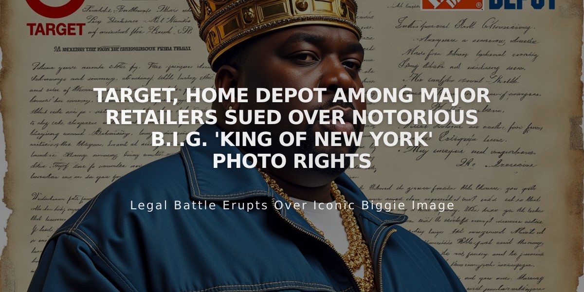 Target, Home Depot Among Major Retailers Sued Over Notorious B.I.G. 'King of New York' Photo Rights