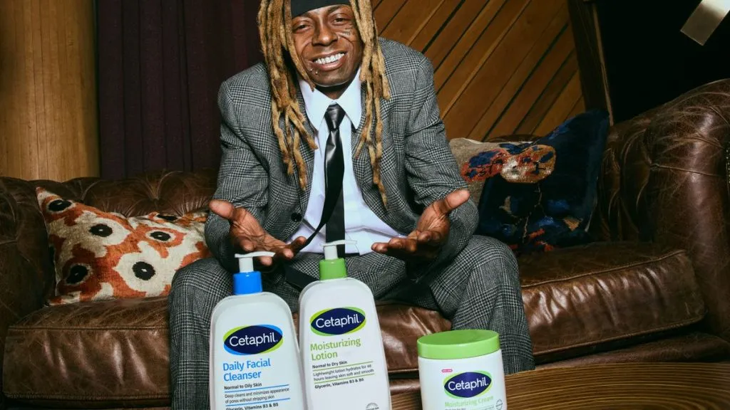 Lil Wayne in Cetaphil Super Bowl ad